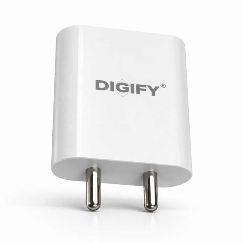 DIGIFY 24W PD QC Fast Charger Dual Port USB Type C Adapter